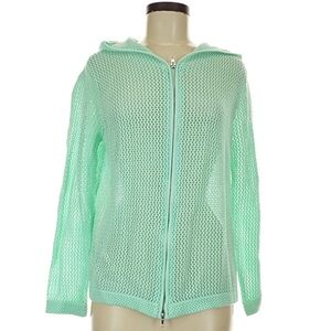Mesh hoodie jacket for spring/summer